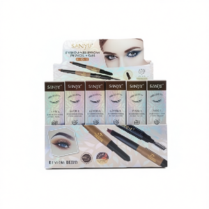 Lápiz de cejas Sanyu con gel 2 en 1 de doble punta para un aspecto natural y una aplicación precisa - Product Image 1