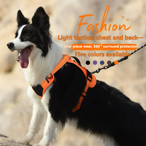 Imbracatura tattica ergonomica per cani protezione della colonna vertebrale senza sistema di distribuzione del peso regolabile per cani di servizio da pastore tedesco - Product Image 6