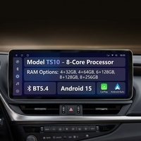 Sistema Multimedia Portátil con Navegación GPS Android Auto y Carplay Inalámbrico de 8 Núcleos, Pantalla OLED de 12.3 Pulgadas y DSP para Lexus LX570 2005-2011