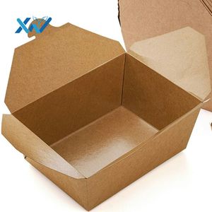 Biểu tượng tùy chỉnh Kraft hộp giấy dùng một lần tùy chỉnh lấy đi thức ăn nhanh giấy Hộp Ăn Trưa - Product Image 5
