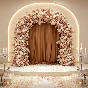 Arreglo Floral Artificial Personalizado para Arco de Boda Otoñal, Arco de Flores para Boda para Fiestas - Product Image 1