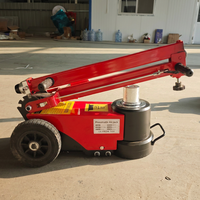 Cric pneumatique 80T pour levage de voiture, cric à chariot en acier pour garage de réparation automobile