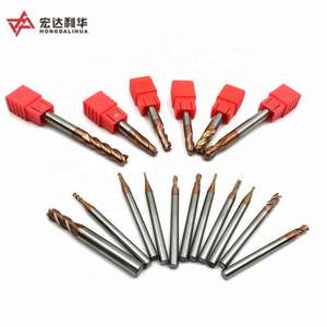 Fraise à queue micro plate en carbure de tungstène grainé, diamètres de 0,2 mm à 0,9 mm, pour fraisage CNC - Product Image 4