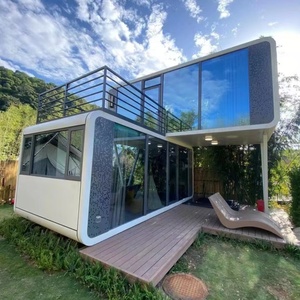 Khung thép truyền thống tùy chỉnh một phòng ngủ hiện đại sang trọng prefab nhà Apple cabin 20ft - Product Image 2