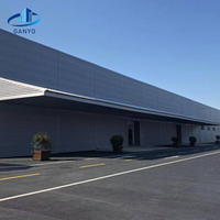 Bâtiment en acier préfabriqué pour entrepôt, atelier, applications commerciales et industrielles, usine OEM personnalisée