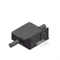 GZF3000D Sensor Aliran MEMS Termodinamika Udara/Gas Aliran Rendah Ukuran Ringkas Sensitivitas Tinggi Akurasi 1,5% Rentang 0-100 SCCM 8-24Vdc