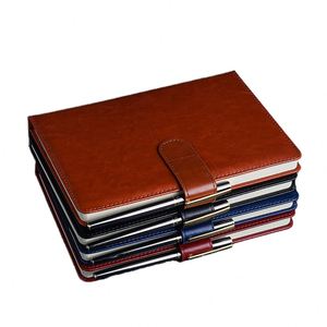 Carnets promotionnels en papier kraft, cadeaux d'entreprise, carnets personnalisés avec couverture en cuir PU, cadeaux d'entreprise originaux, logo imprimé - Product Image 2