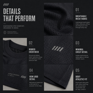 เสื้อยืดกีฬาผู้ชายน้ำหนักเบาสำหรับวิ่งแห้งเร็วทรงบ็อกซี่ฟิ<span class=keywords><strong>ต</strong></span>ไซส์ใหญ่พิเศษระบายอากาศได้ดี - Product Image 4