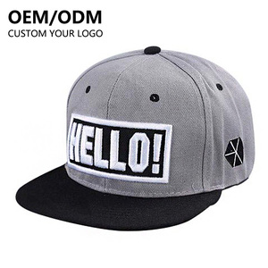 Gorra Deportiva Unisex 3D Bordada de Alta Calidad al por Mayor, Gorra Snapback Lisa sin Estructura <span class=keywords><strong>para</strong></span> Hombre con Logotipo Personalizado Estilo Hip Hop - Product Image 1