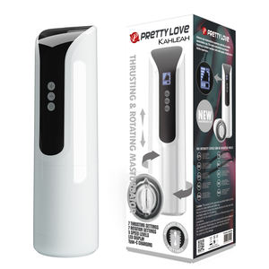 PRETTY LOVE TPR Copa de Masturbación Automática para Hombre, Masturbador con Vibración y Succión, Vagina Real de Bolsillo - Product Image 1