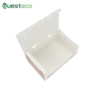 Riutilizzabile personalizzato nuovo design personalizzato pollo fritto cibo ala da asporto imballaggio scatola di carta estrarre scatole