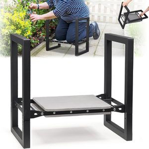 <b>Garden</b> Kneeling <b>Stool</b> Foldable Steel Outdoor Portable <b>Garden</b> Chair With Cushion For Gardening - Product Image 1