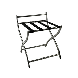Porte-bagages d'hôtel en acier inoxydable, porte-vêtements pour chambre d'hôtes/chambre à coucher, porte-vêtements pliable pour la maison - Product Image 2