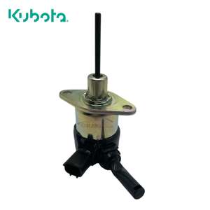 Kubota katup Solenoid parkir 12V <span class=keywords><strong>Valve</strong></span> EngineRepair bagian V2003 V2203 katup penutup bahan bakar ekskavator mesin konstruksi - Product Image 1