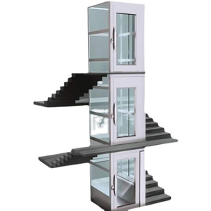 Ascenseur hydraulique pas cher pour la maison avec alimentation électrique domestique normale, mini-ascenseur pour maison - Product Image 1