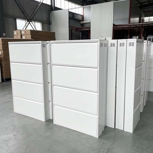 Moderna <span class=keywords><strong>Scarpiera</strong></span> Salvaspazio con Coperchio Ribaltabile per Ingresso, Corridoio e Soggiorno - Product Image 6