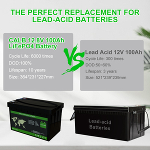 แบตเตอรี่ลิเธียม 12V 100Ah ชาร์จได้ 9000 รอบ รับประกัน 3 ปี แบบกึ่งโซลิดสเตท สำหรับรถบ้านและมอเตอร์ลากจูง - Product Image 5
