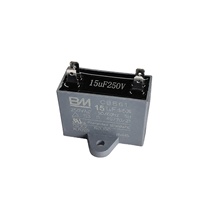Condensateur de démarrage moteur BM CBB61 15uF 250VAC 50/60Hz en film polypropylène pour ventilateur de plafond