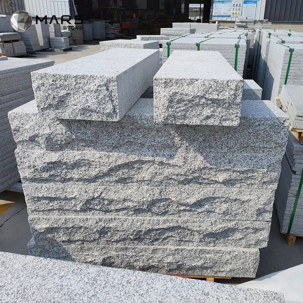 Nhà Máy Bán buôn giá Bạc grey Granite HB-G602 gạch lát sàn tự nhiên hoàn thành curbstones pavers cho dự án