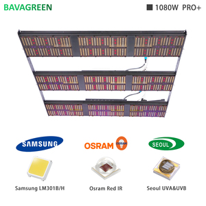 Bavagreen led grow light per 4x4 <span class=keywords><strong>Samsung</strong></span> lm301B 301H 1080W spettro completo commerciale dimmerabile seed Veg Flower LED Grow Lights - Product Image 2