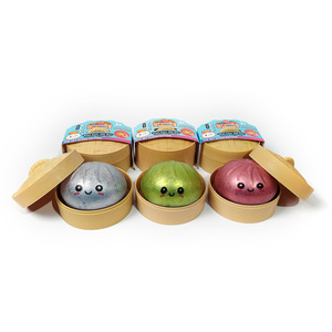 Giocattolo Squishy a Forma di Raviolo Glitterato, Antistress, Giocattolo Sensoriale da Spremere, Regalo per Bambini dai 3 Anni in Su, Materiale PU - Product Image 4