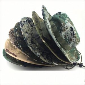 Sombrero de Pescador de Camuflaje Personalizado para Caza en la Selva, Sombrero de Ala Ancha para Hombre - Product Image 1