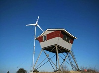 1kw 2kw 3kw 5kw 10kw alternateur d'éolienne générateur d'énergie éolienne sur les kits de système de réseau