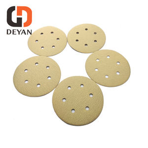 Zımpara diski 60 80 120 240 320 400 600 grit zımpara 6 inç 6 delik yörünge zımpara yuvarlak kağıt - Product Image 3