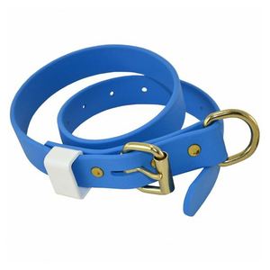 Collar de Adiestramiento Táctico para Perros de Cuero de Calidad, Ajustable, Impermeable, de Color Sólido, PVC, Tienda en Línea - Product Image 1