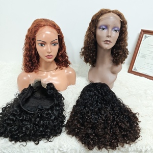 Letsfly Promotion $81 Glueless <b>Wigs</b> Roma Curly 14inch 5x5 <b>Lace</b> Closure 100% Human Hair 250% Density 10A Wholesale Factory 240g - Product Image 1