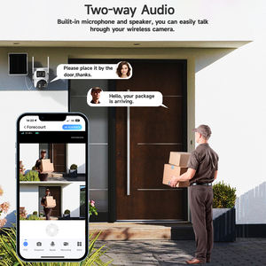 Câmera de Segurança Inteligente V380 MAX com Visão Dupla, Sem Fio 4G, Energia Solar, Detecção Humanoide PIR, PTZ, Visão Noturna Colorida e Zoom - Product Image 4