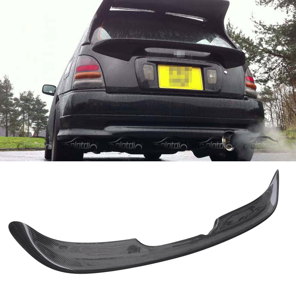Средний спойлер для Toyota Starlet glanca EP91, задний багажник, крыло багажника, губа Ducktail 1996-1999