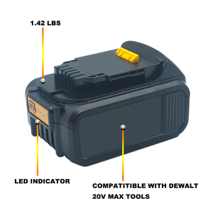 Remplacement au Lithium Ion 20v/18v 5.0ah perceuse sans fil outil électrique <span class=keywords><strong>batterie</strong></span> pour <span class=keywords><strong>Dewalt</strong></span> Dcb200 DCB203 DCB206 DCB205 DCB204 - Product Image 4