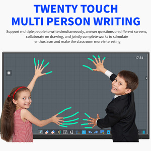 55 65 75 85 86 100 110-inch Bút ngón tay cảm ứng tương tác máy tính bảng 4k LCD kỹ thuật số tương tác thông minh trường giảng dạy - Product Image 4