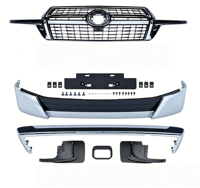 Kit carrosserie style GT pour Toyota LC200 2016-2021, haute qualité PP, pare-chocs avant et arrière, spoiler complet, kit de conversion facelift.