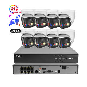 8MP 8CH NVR POE 실외 보안 카메라 시스템 (Tioc Colorvu H.265 클라우드 스토리지 홈 CCTV 키트 IP 카메라 포함) - Product Image 1