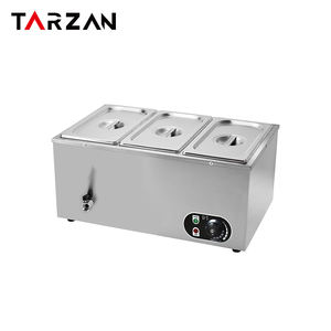 Calentador de Alimentos Eléctrico Tipo Baño María de Gran Capacidad, Marca Tarzan Factory, con 4 Compartimentos, para Supermercados y Servicios de Catering - Product Image 5