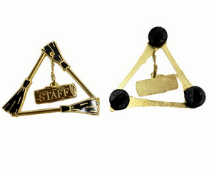 Prix de gros d'usine en alliage de Zinc Offre Spéciale émail doux graveleux insigne personnalisé avec embrayages papillon - Product Image 1