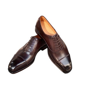 Zapatos Oxford de Cuero con Punta Cuadrada y Costura Oculta Goodyear para Hombre, Zapatos de Negocios con Suelas de Piel de Vaca - Product Image 4