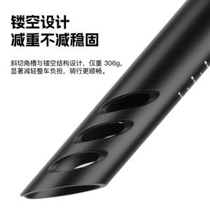 Tige de selle en aluminium Sagmit 31,6 mm 380 mm légère pour VTT et vélo de route avec double fixation par boulons et rails - Product Image 1