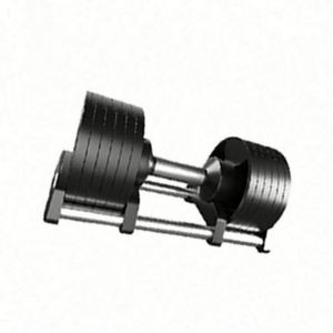Fitness Room <b>Adjustable</b> Electroplated Cast Iron <b>Dumbbell</b> <b>Set</b>-High Quality Durable 2.5-80kg Weight Range Comprehensive Fitness - Product Image 2