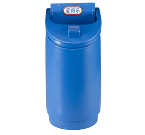 Recycle Outdoor Stainless Steel Wheeled Garbage Container Plastic Waste Trash Bin