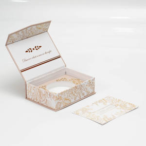 Petites crèmes magnétiques pour le visage <span class=keywords><strong>de</strong></span> luxe Boîtes d'emballage rigide en papier Boîte cadeau magnétique recyclable pour crème contour des yeux avec logo personnalisé - Product Image 2