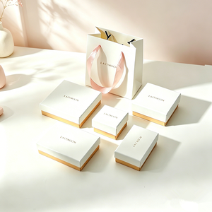 กล่องเครื่องประดับแบรนด์ EASTMOON สุดหรูแบบสั่งทำพิเศษ กล่องกระดาษแข็งสำหรับใส่ต่างหูและจี้ พร้อมถุงใส่ของเข้าชุด - Product Image 3