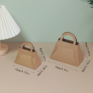 CSMD cina fornitori personalizzati finestra trasparente festa sacchetto regalo all'ingrosso di colore bianco piccolo souvenir sacchetto di <span class=keywords><strong>carta</strong></span> di stoccaggio per gli ospiti - Product Image 4