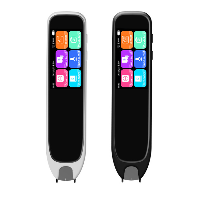 OEM Factory Price MD02 Portable Language Voice Translator OLED Translation Pen 134 Languages Wi-Fi Touchscreen Color for