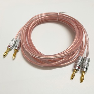 Kabel Speaker Video Audio HiFi 2 <span class=keywords><strong>Core</strong></span> 6 ~ 24 AWG PVC bening dengan jaket hitam merah 4K panjang 8m 5mm mikrofon mobil untuk pemutar DVD - Product Image 3