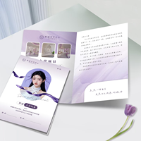 Dossier de présentation personnalisé en papier épais écologique de taille A4 A5 avec pochettes, fabriqué en Chine