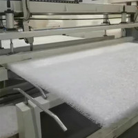 Matelas en fibres d'air POE 4D avec dessus en latex, machine d'extrusion pour matelas double