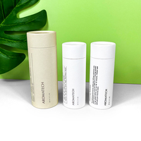 Tube en carton kraft recyclé de luxe 100% pour bougies, tube pour parfums, emballage en carton rond, tube avec taille personnalisée